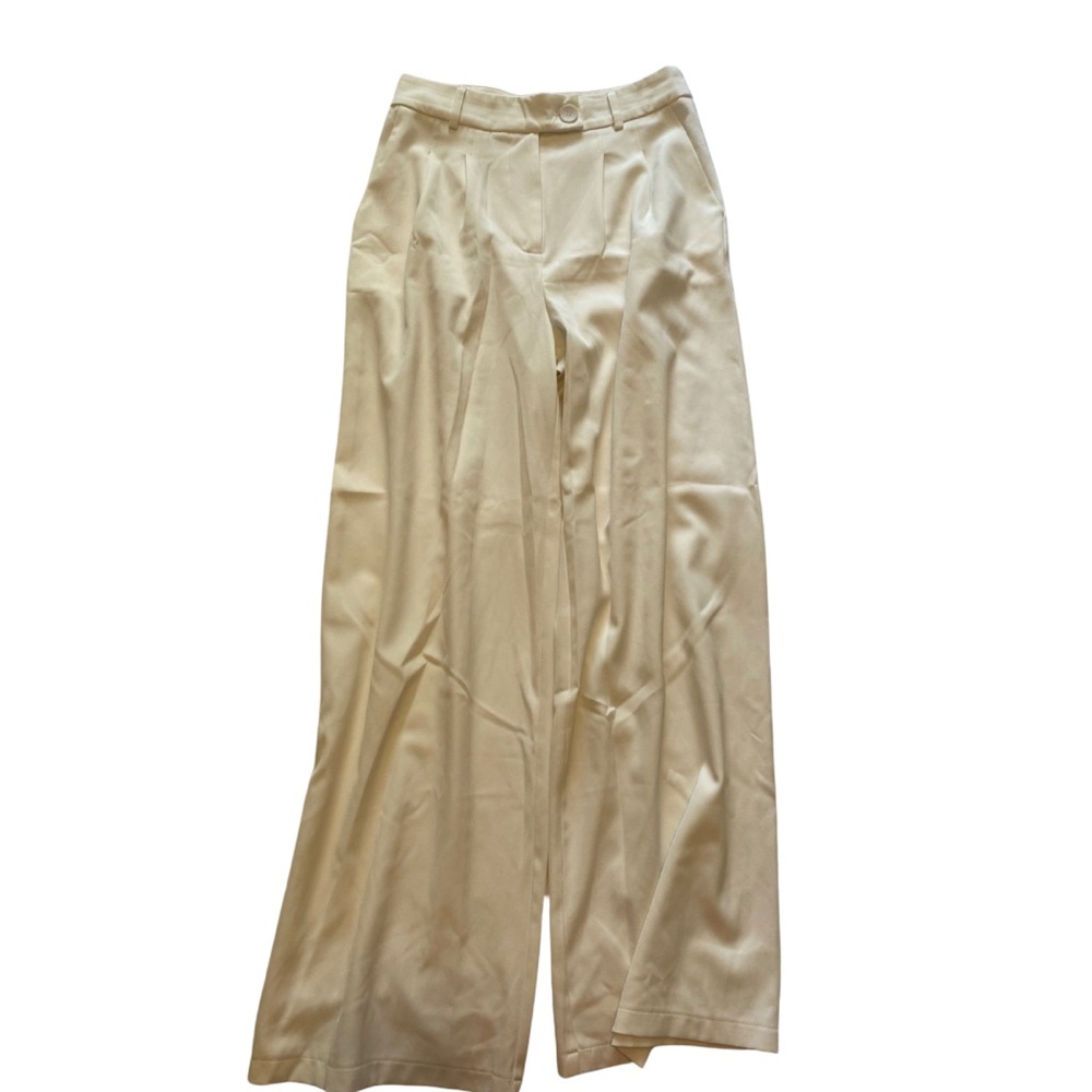 Princess Polly White Wide Leg Pants High Waisted